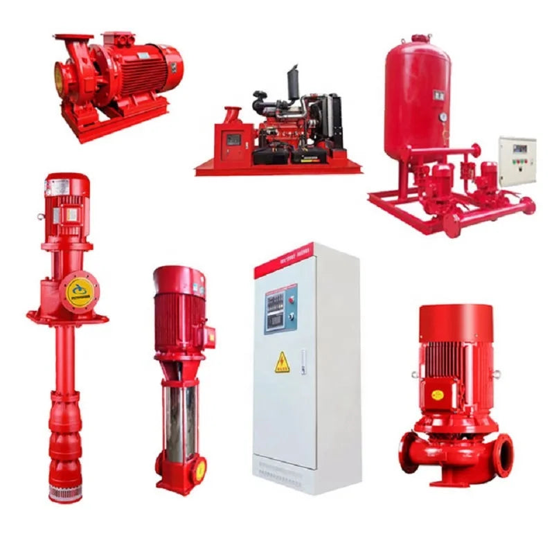 Bomba Contra Incendio Firefighting jockey Centrifugal 200 Gpm Fire Pum Engine Split Fire Line Single Stage Vertical Inline Pump