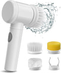 Booming USB Rechargeable Plastic Electric Cleaning Brush-Eco-Friendly Portable Handheld Multifunction for Kitchen Sink Toilet MegaBDM