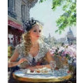 Adult Women Figure Painting DIY Crafts Kit Classic Style Painting by Numbers with Acrylic 40x50cm Home Decors