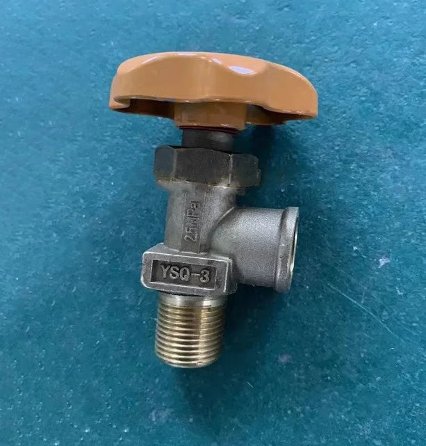 YQS-3 Brass 3kg lpg Cylinder Gas Valve for lpg Cylinder with Brass Valve Flow Regulator Russia Natural lpg Gas Valve