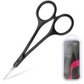 Professional Stainless Steel Nail Scissors Sharp Blade Curved Cuticle Nippers Manicure-Right-Handed Beauty Tool Lightweight