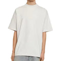 Wholesale Men's Custom Printed Oversized Rib Crew Branded Tshirt Fashion Heavyweight Long 100% Cotton Streetwear Tshirts