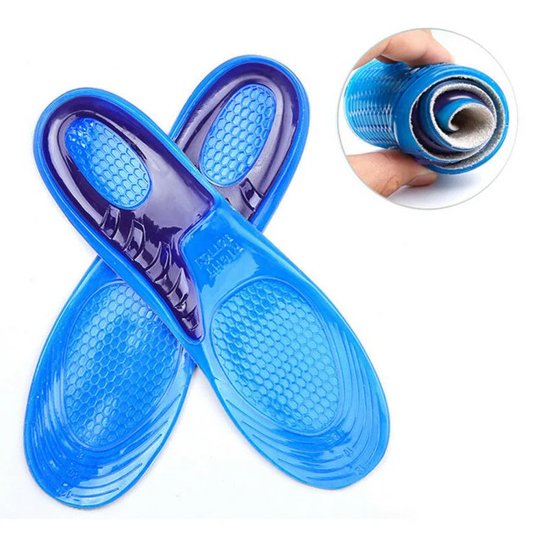 Promotion Gift Hot Selling Sports Silicone Gel Insoles Arch Support Orthopedic Plantar Fascists Running Pads