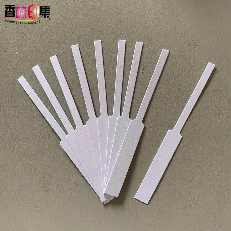 Custom Printed Blotter Perfume Tester Strip Cardboard Scent Smelling Stripes for Home and Closet Room