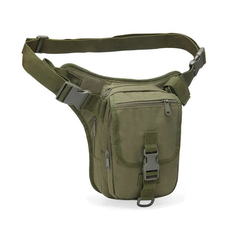 Outdoor Sport Utility Drop Leg Pouch Holster Hunting Camping EDC Tactical Waist Bag
