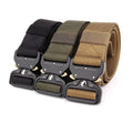 Automatic Buckle Belt Tactical Canvas Fabric Belts Nylon Mens Fabric Belt
