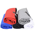 Wholesale Custom Logo Quick Dry Tri-fold Microfiber Waffle Carabiner Golf Sports Towel 40*60CM Rally Towel