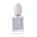 50ml  Clear Refillable Plastic Cap Glass Perfume Bottle Aluminum Pump Spray Glass Bottles