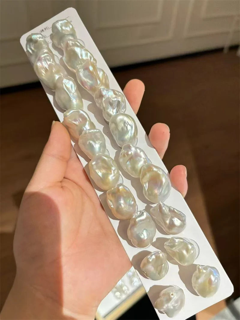 Perfect Quality 16-17mm Loose Freshwater Baroque Pearls for Making Jewelry Necklace Large Baroque Pearls MegaBDM