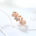 Fashion Brass Alloy Adjustable Multi Colour butterfly Ring Women Rings Jewelry