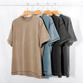 240gsm Back Stitch Wholesale Washed Tee Heavy Weight Tshirt Oversized T-shirt Men's Graphic Acid Wash Vintage Custom T Shirt