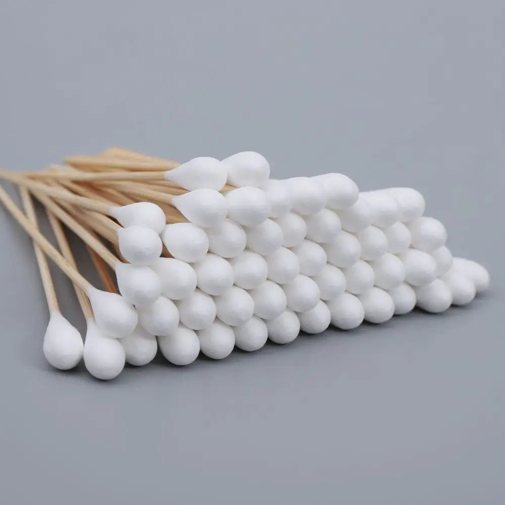Personal Care Sterile Single Tip Wooden Stick Absorbent Cotton Jiaxin Brand Cotton Buds Swab