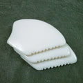 HZ Factory Price Massager GuaSha ToolWhite Jade Gua Sha Face Scraper for Body and Face Massager With Box