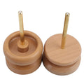 Bead Spinners with Curved Needle Manual Wooden Solid Wood DIY Beading Machine Bead Spinners