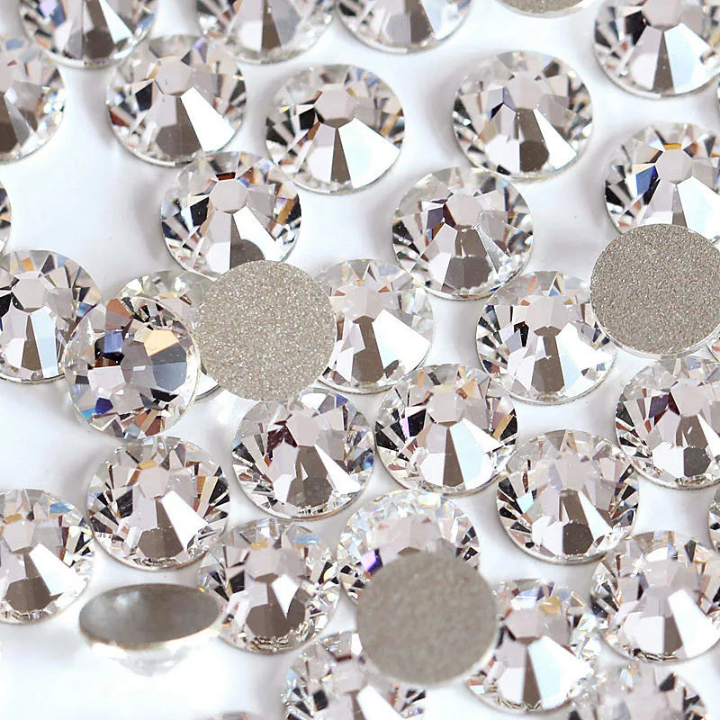 Yantuo SS20 Non-hotfix for DIY Crafts Nails Garments Shoes Bags Crystal Stone Glass Rhinestones Bulk Wholesale Round Flatback
