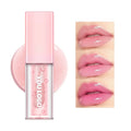 Private Label Moisturizing Organic Vegan Plumping Clear Lip Oil Tint Glow Cruelty Free Fruit Color Changing Lip Oil MegaBDM