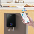 Instant Water Tap Tankless Instant Shower Water Heater With Pressure Pump for Kitchen Shower Bathroom with Wifi Control