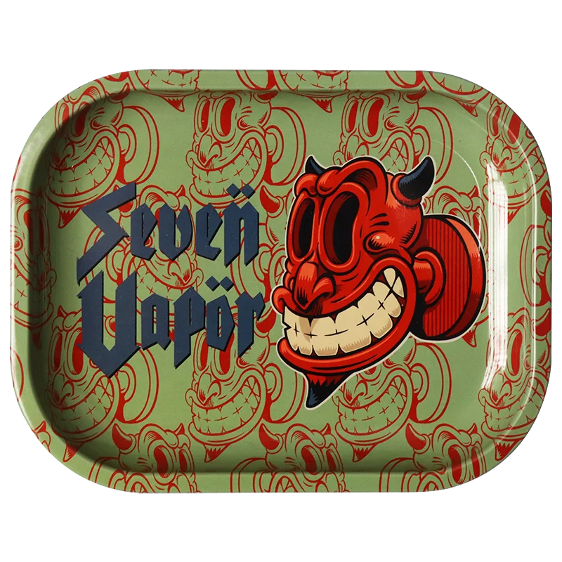 Magnetic Lid Rolling Tray  Stash Box Cartoon Rolling Tray Black Gold Rolling Tray