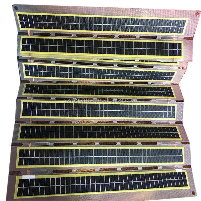Hot Selling Factory Price PET Base on ETFE Venetian Blind Lightweight Collapsible Flexible Solar Panel Custom Solar Window Blind