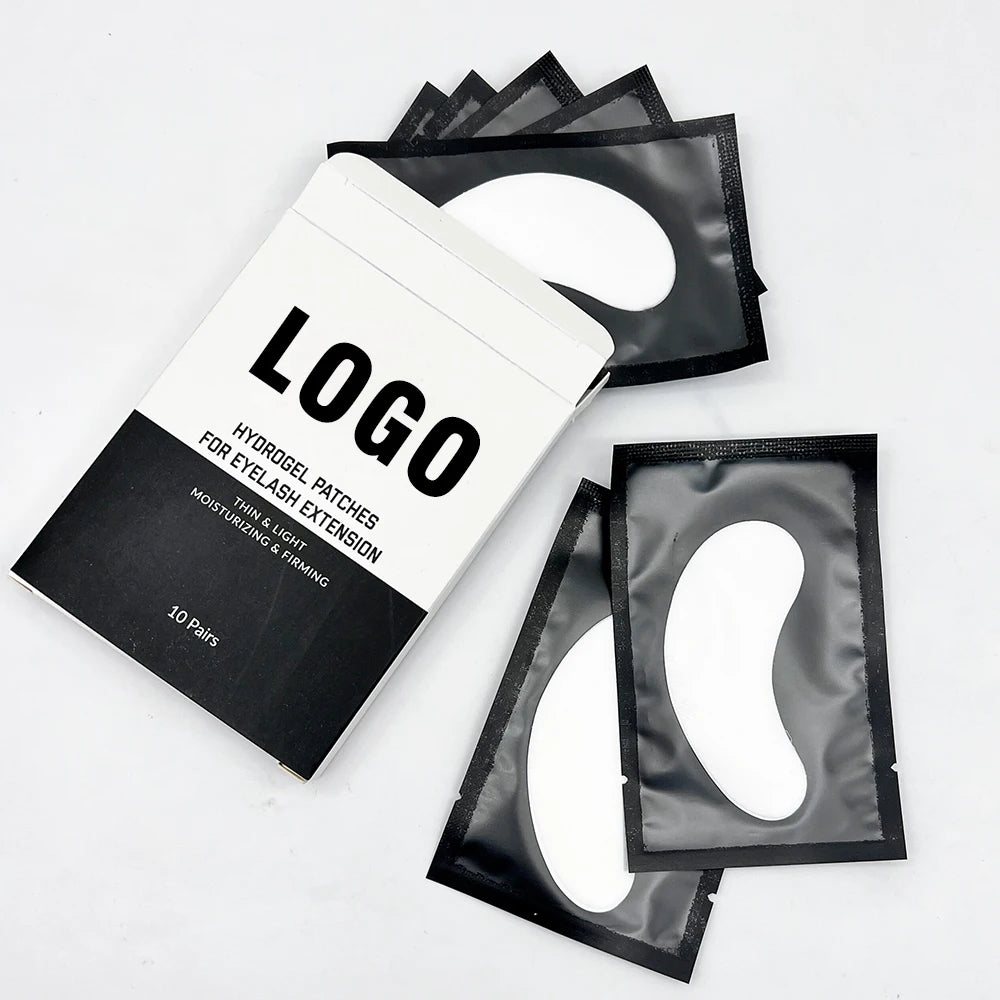 Custom Logo Eyepads Eyelash Extension Pad Under Eye Gel Patch Under Eye Patch Lash Pad for Eyelash Extension Eye Pads Patches