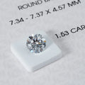 Starsgem 1.5 Carat Round Brilliant Cut DEF VS VVS Loose Lab Diamond 1.5ct Lab Grown Diamond