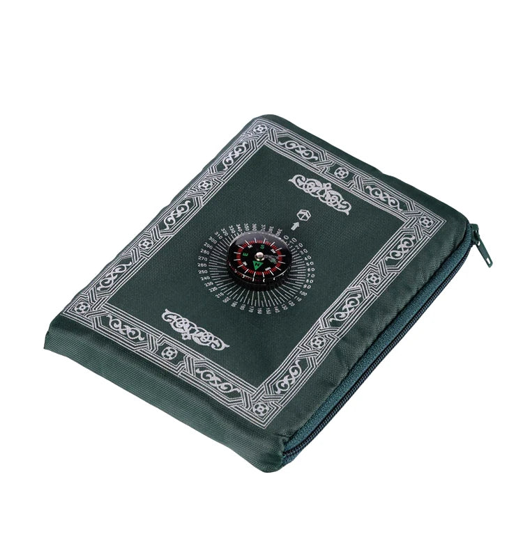 Pocket Portable Muslim Travel Prayer Mat With Compass