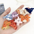 ZiTeng Vintage Female Hair Clip Small Delicate Cute Ocean Theme Acetic Acid Grab Conch Cartoon Dolphin Starfish Side Claw Clip