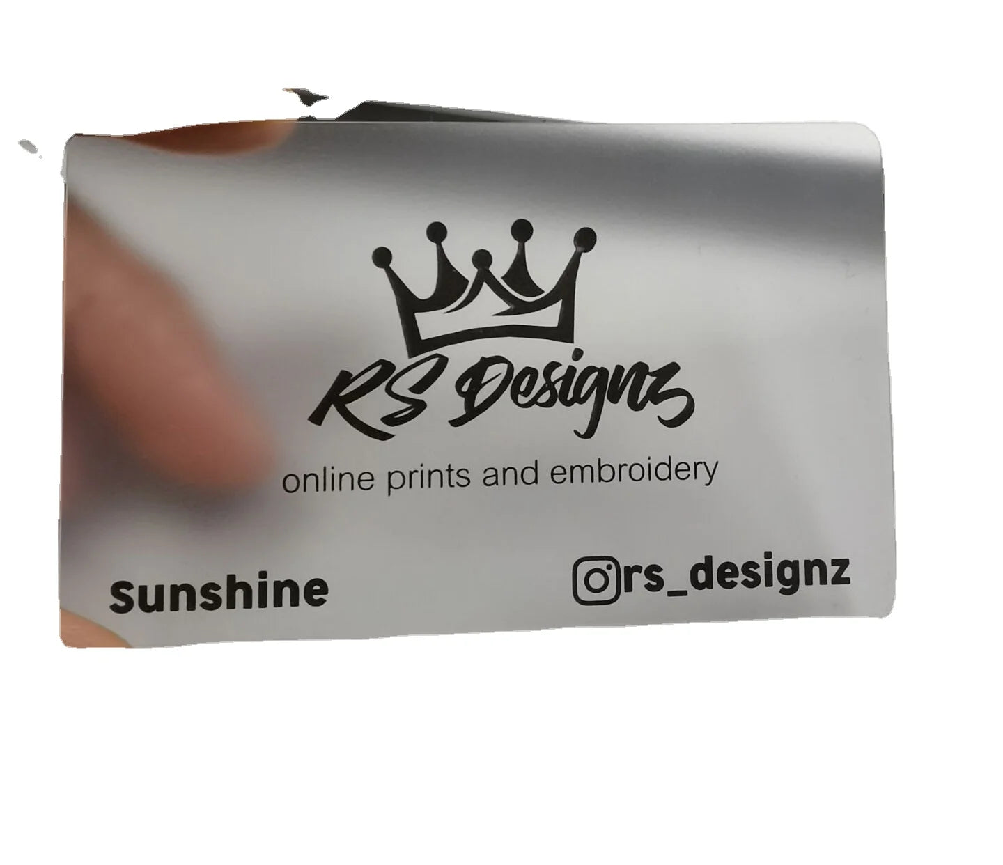 Cheap Frosted clear Matt Transparent Plastic Business Card