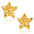 Minos Classic Vintage Fashion Jewelry Stud Earrings Stainless Steel Flower Earring Texture Luxury Earrings for Women PVD Jewelry