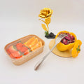 Wholesale Eco-friendly Disposable Kraft Paper Food Packaging Box Recyclable Container for Sushi Potato Chips Matt Lamination