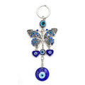 Turkish Blue Eye Jewelry Cross-border European and American Evil Eye Butterfly Pendant Creative Car/Home Hanging
