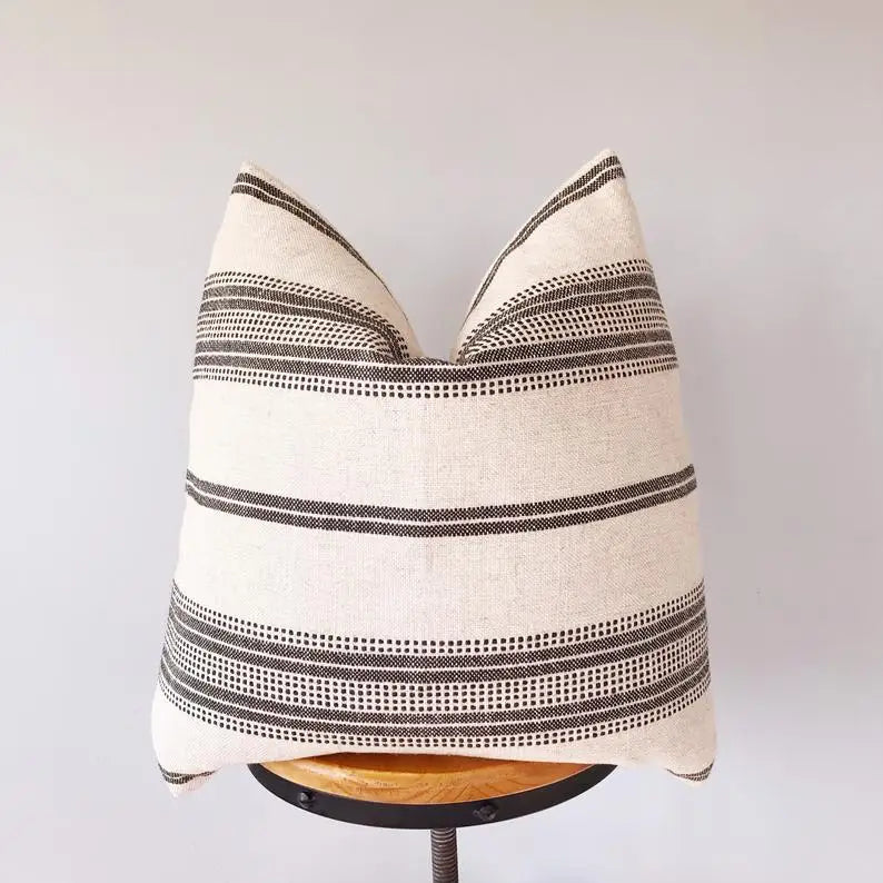 Modern Farmhouse Neutral Pillow Cover/