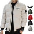 20240 Oversized Big Size Winter Puff Thick Warm Men's Custom Logo Bubble Clothes Men Puffer Jacket Men's Down Coats