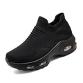 Women Walking Jazz Shoes One Pedal Socks Sneakers Mesh Tennis Dance Shoes