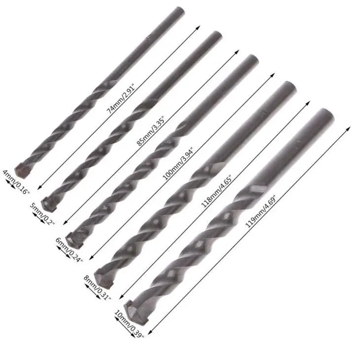 Yunbei Round Shank Construction Drill Concrete Impact Cement Through the Wall Drilling Alloy Metal Construction Drill