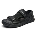Summer Spring Daily Outdoor Breathable Quick Dry Recyclable Wading Sandals Men's Casual Flat Stretch Fabric Rubber Solid Mesh
