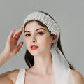 New Fashion Wreath Girl Headband Princess Tiara Crown Decoration Bride Pearl Headband Hairband