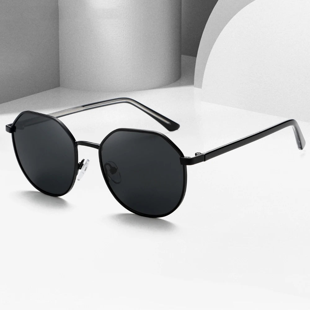 Uv400 Private Label Sun Glasses Shades Bike Cycling Eyewear Mirrored Round Men 2023 Logo High End Mens Polarized Sunglasses
