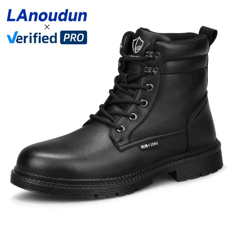 LAnoudun Breathable Safety Shoes Outdoor Sports  Smash-proof and Puncture-proof  Insulated 18KV Safety Shoes for Men
