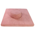 2023 Ready to Ship Hot Selling Removable Filled Buckwheat Hulls Zafu Yoga Seat Cushion with Square Meditation Pad Zabuton Set
