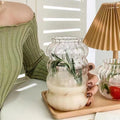 Multi Size Glass Cold Coffee Cup Transparent Water Tea Drinkware Milk Juice Mug