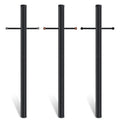 3m 4m Lighting Pole Street Lamp Post Garden Lighting Electric Pole Steel Galvanized Solar Street Light Poles