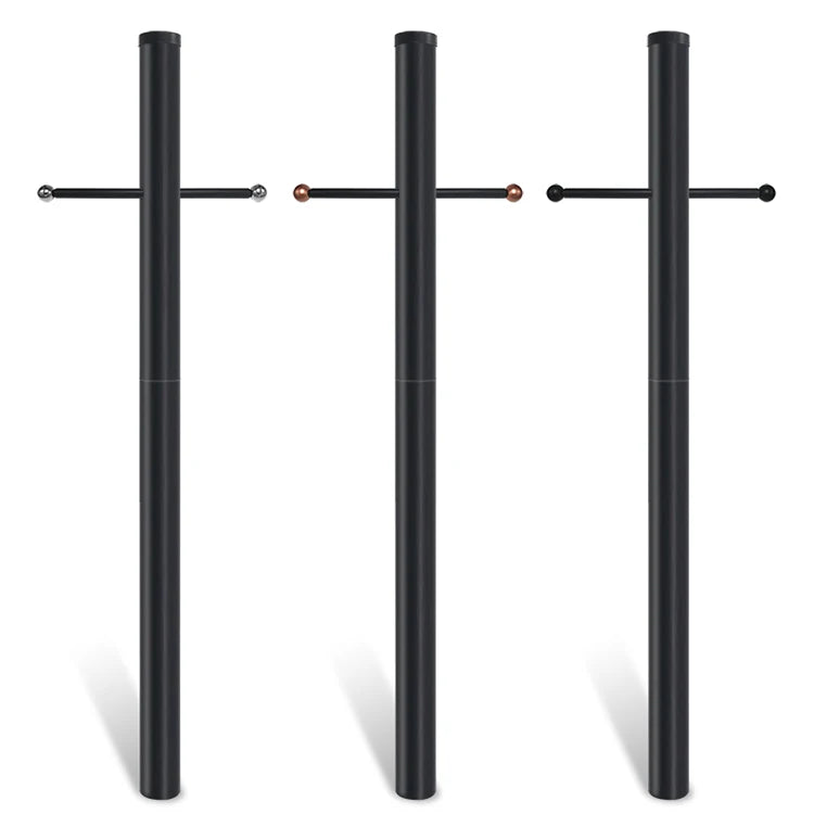 3m 4m Lighting Pole Street Lamp Post Garden Lighting Electric Pole Steel Galvanized Solar Street Light Poles