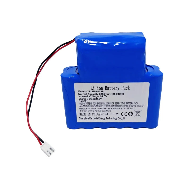 LED Stage Light Li Ion Battery Pack 18650 2200mAh ICR18650 4S4P 14.8V 8800mAh Stage Lighting Lithium Battery for Chauvet Freedom