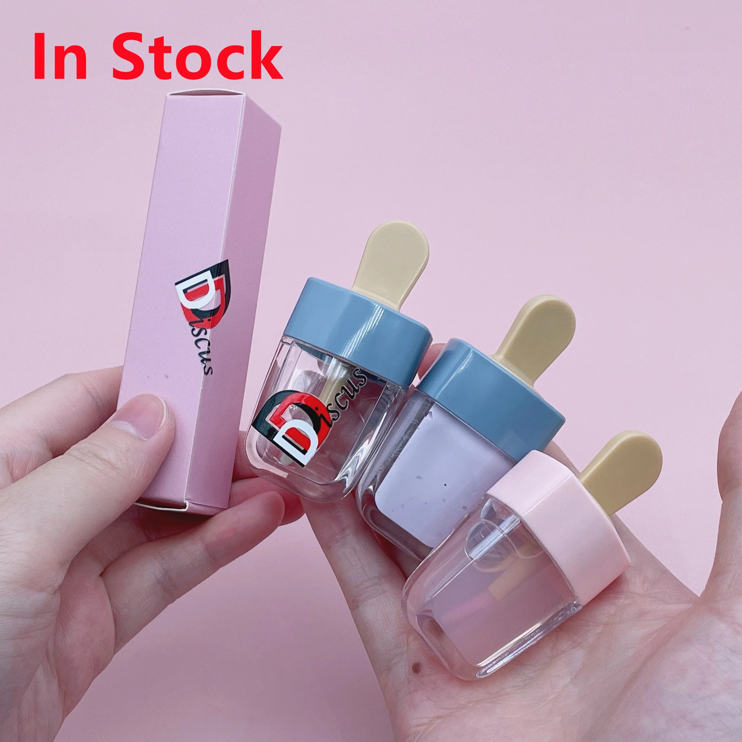 Wholesale Custom logo Emptylip Gloss Tubes with Wands Lip Cosmetic Packaging clear Lip Gloss Tubes