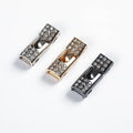 Diamond Lazy Shoelace Buckle Luxury Metal Tie with Elastic Shoelaces Accessories Button Decorations