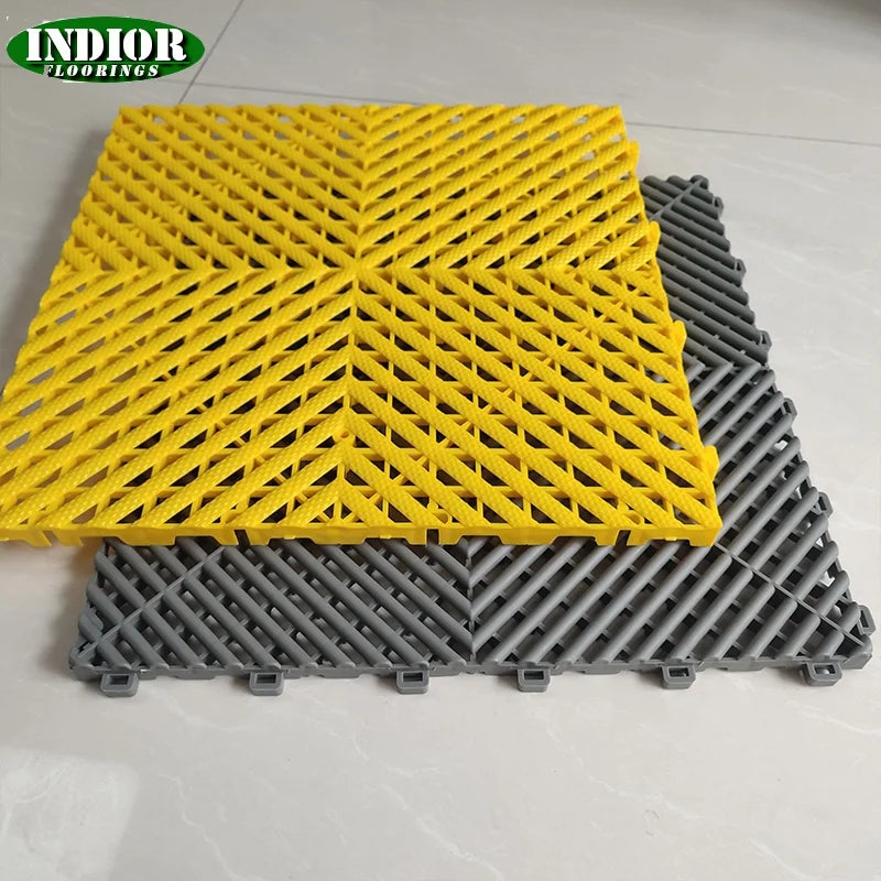 High Load-Bearing Private Garage Floor Modern Design Flame Retardant PP Plastic Flooring for Outdoor Use