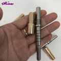 Xmlivet Stainless Steel/brass Billiards Pool Cue Joint Thread for VP2 Female Insert+male Pin Cue Joint Set Billiard Accessories