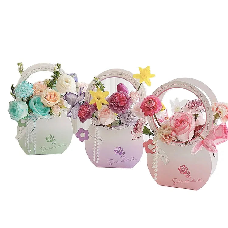 Wholesale New Design Luxury I love You Flowers Box Gift Packaging Mom Flower Box with Rose Boxes Flower Packaging
