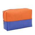 OEM Custom Vegan Leather Rectangular Cosmetic Organizer Zipper Bag Eco Fashion PU Makeup Skin Care Beauty Bag Blank Customizable